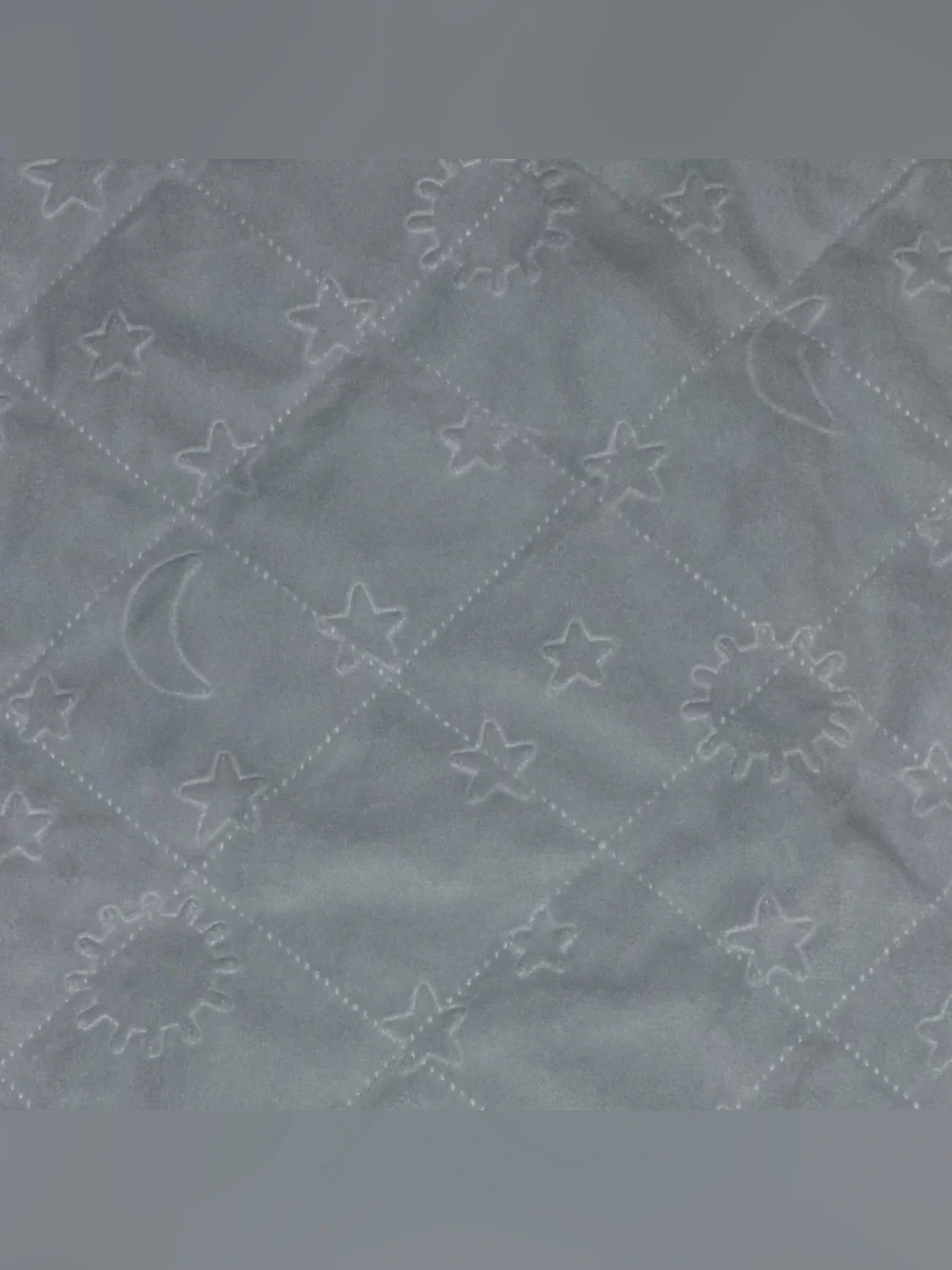 Pillowfort Gray Quilted Changing Pad Cover mattress cover/pad 29x53 velvet